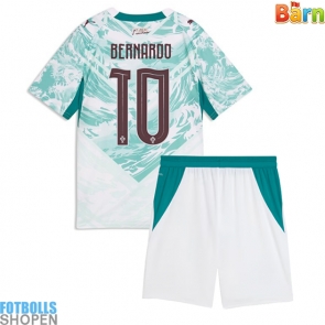 Billiga Portugal Bernardo Silva #10 Bortatröja Barn VM 2026 Kortärmad (+ Korta byxor)